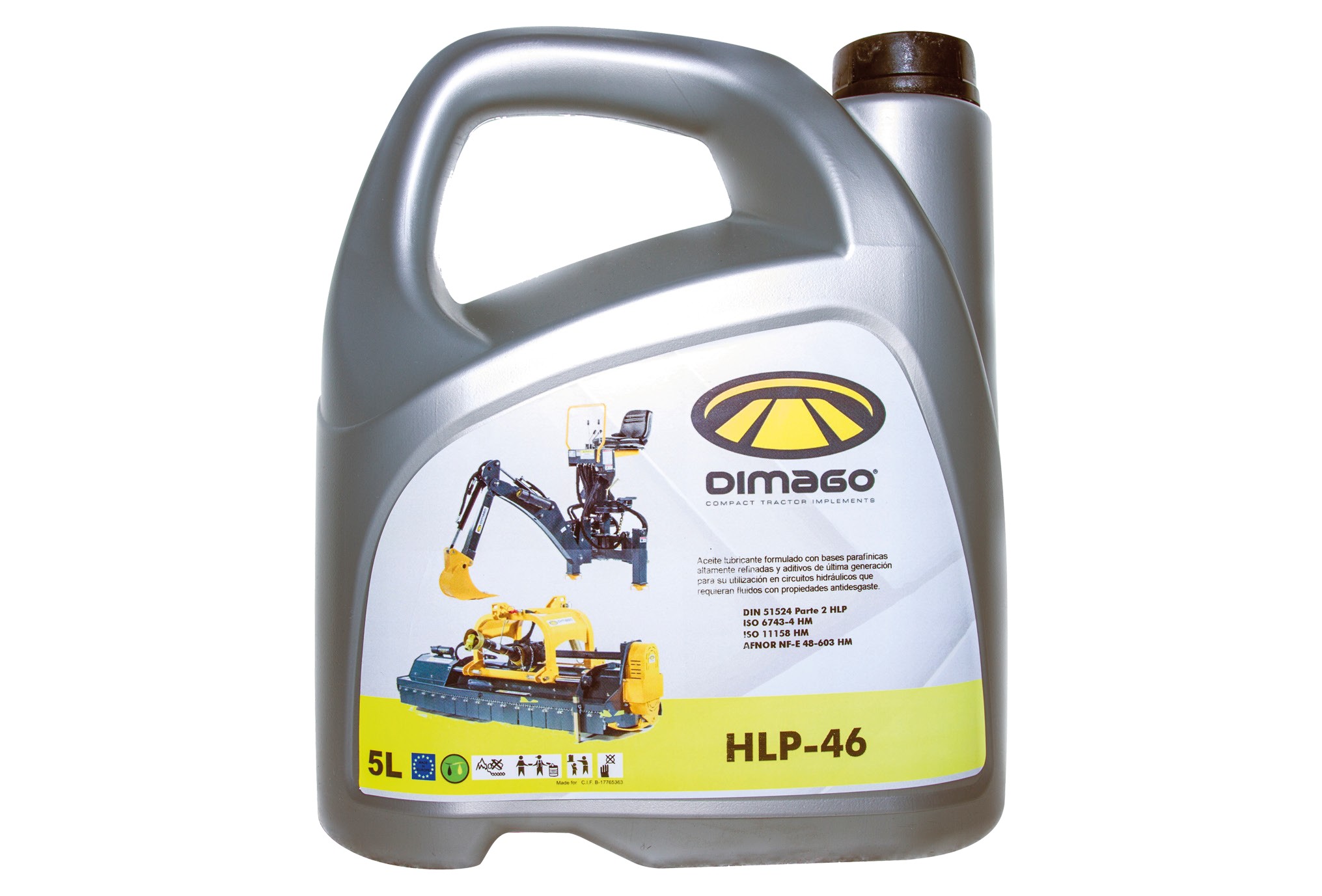 DIMACEITE HLP-46  DIMAGO ACEITE HLP-46 5LTS CIRCUITOS HIDR&Aacute;ULICOS