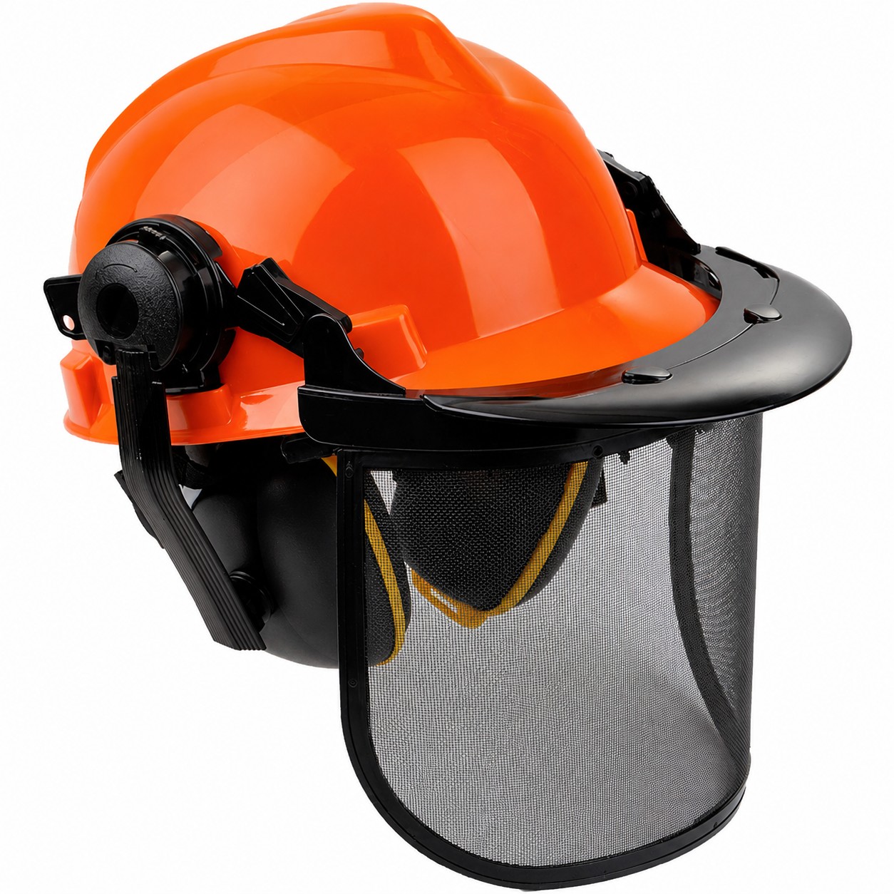 GRACC010  CASCO SEGURIDAD PROTECTOR AUDIO, PANTALLA DE MALLA UNIVERSAL