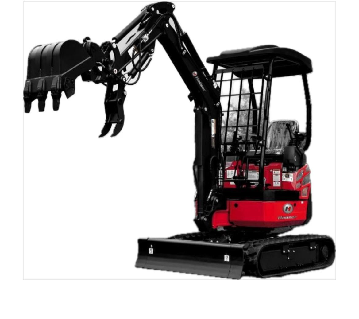 HAXR18  MINIEXCAVADORA HAUSER XR 18