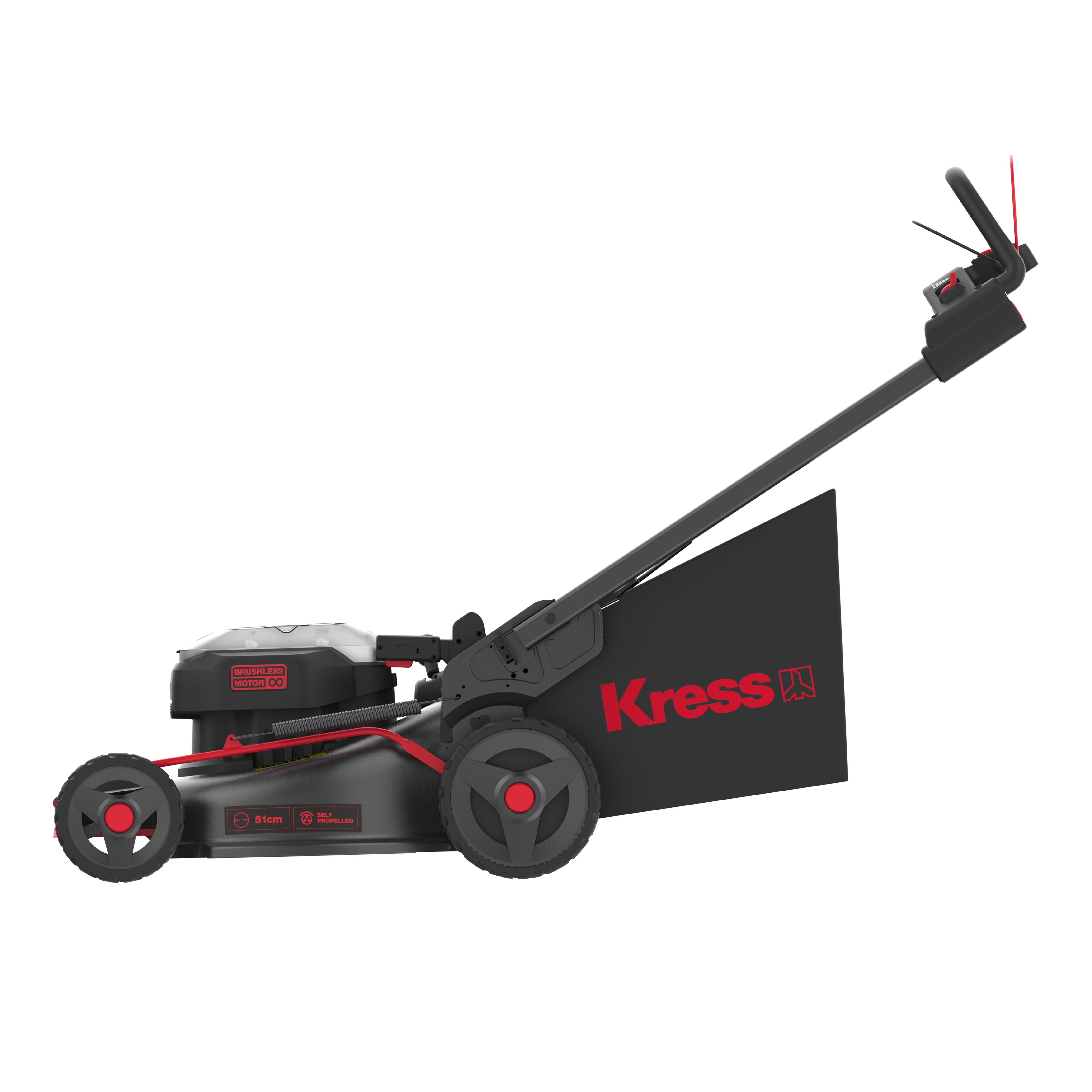 KRKG760E.1  Cortacesped c/traccion 51cm+2xBateria 4,0Ah 60V+Cargador 5A