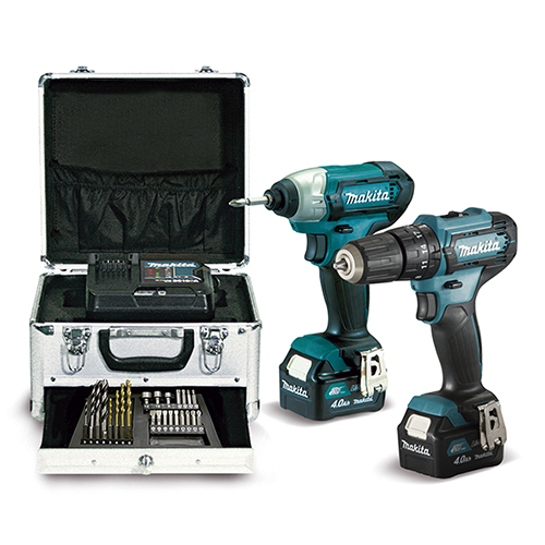 MKCLX228SMX1  COMBO TALADRO HP333D + ATORNILLADOR TD110D 12V