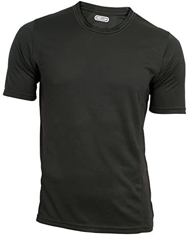 OR295401/L  CAMISETA COOLDRY T/L MANGA CORTA NEGRA