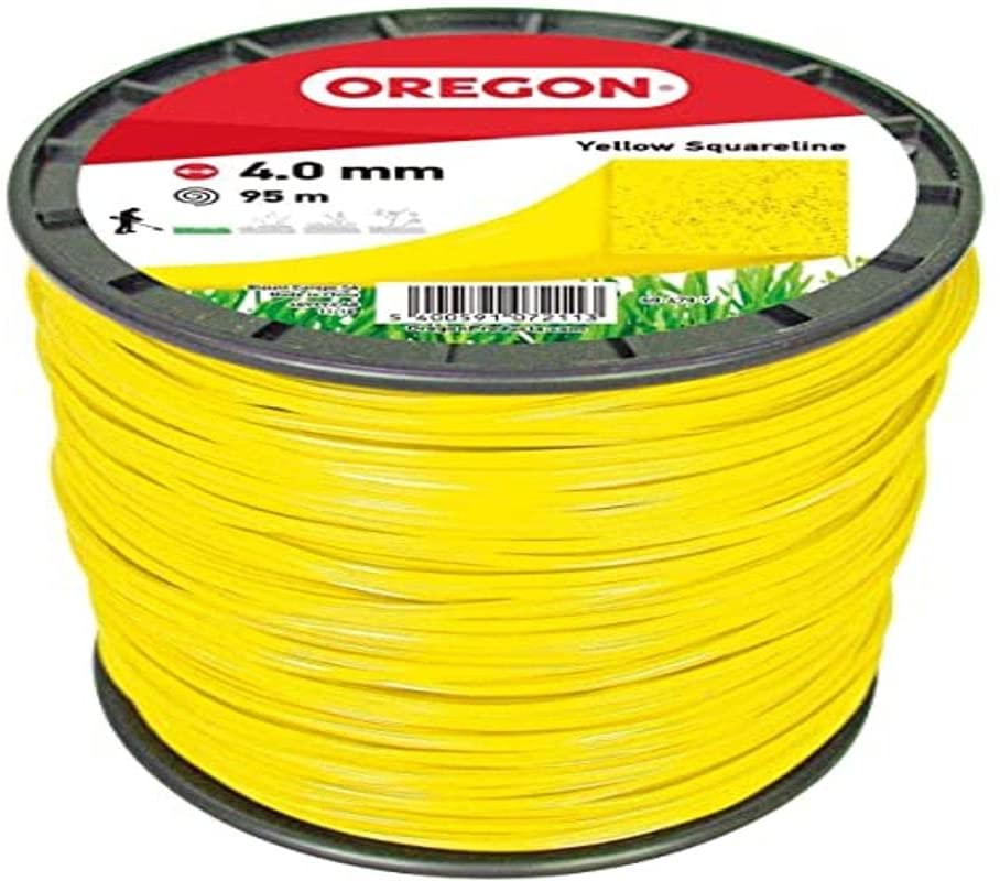 OR69-479-Y  Hilo Desb. Nylon amarillo cuadrado 4,0mm x 95m