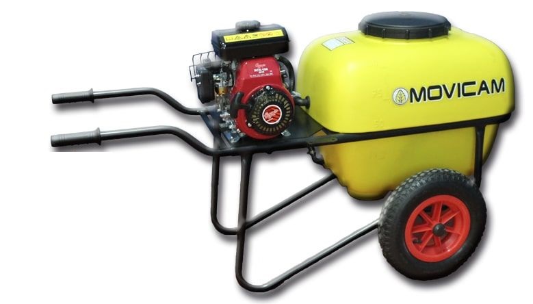 PAC0001/6  CARRETILLA FUMIGACION 50L MOVICAM 10 MT MANGUERA