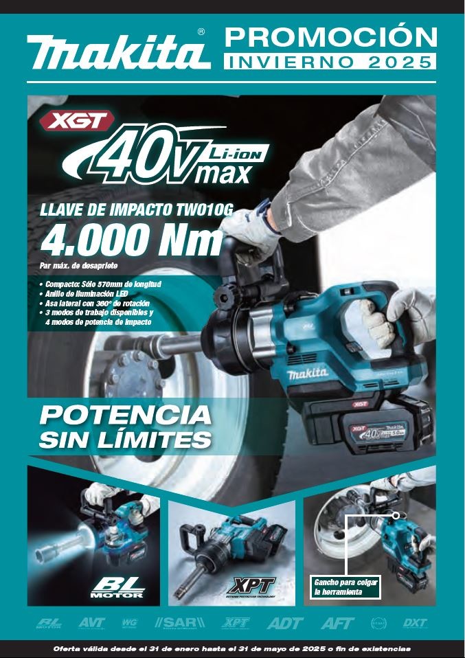 PRK01659  PRK01659 TALADRO COMBINADO BL 40V XGT 140NM HP001GM201